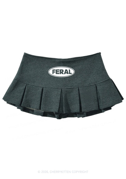 Feral Y2K Mini Pleated Skirts Cherrykitten