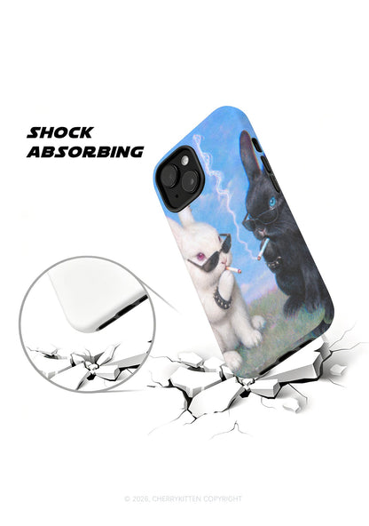 Smoking Punk Bunny Y2K Phone Case Cherrykitten