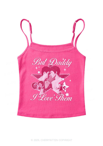 But Daddy I Love Them Star HR Y2K Spaghetti Strap Cami Cherrykitten