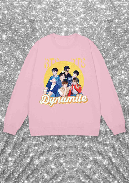 Bangtan Dynamite Kpop Y2K Sweatshirt Cherrykitten