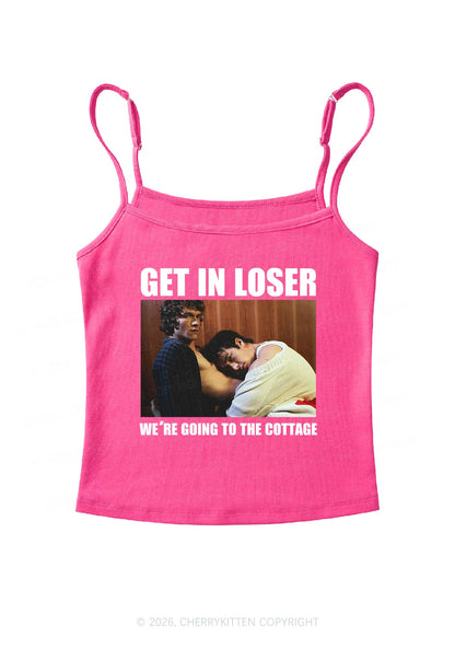 We Are Going To Cottage HR Y2K Spaghetti Strap Cami Cherrykitten