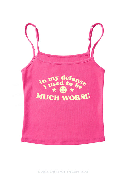 Much Worse Y2K Spaghetti Strap Cami Cherrykitten