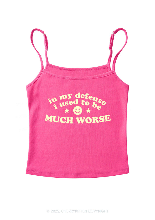 Much Worse Y2K Spaghetti Strap Cami Cherrykitten