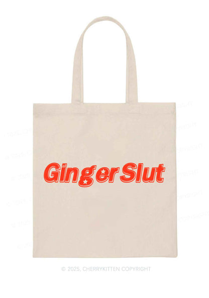 Ginger Slxt Y2K Canvas Tote Bag Cherrykitten