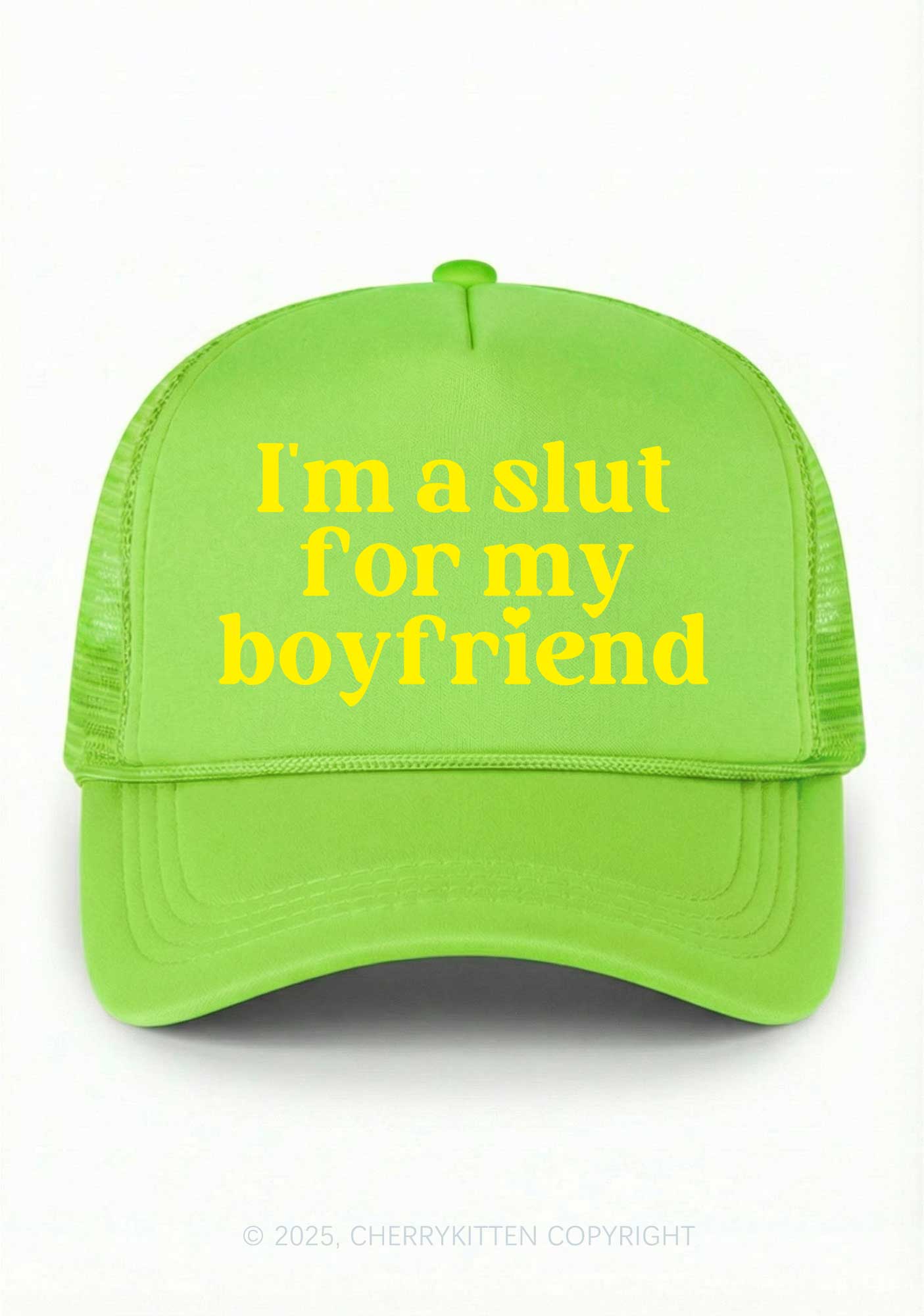 Slxt For My BF Valentine's Day Y2K Trucker Hat Cherrykitten