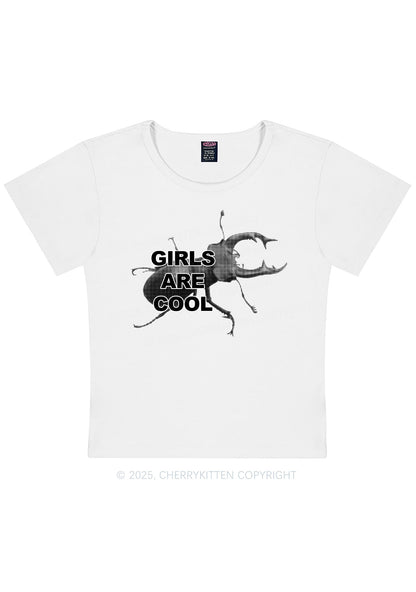 Beetle Girls Are Cool Y2K Baby Tee Cherrykitten