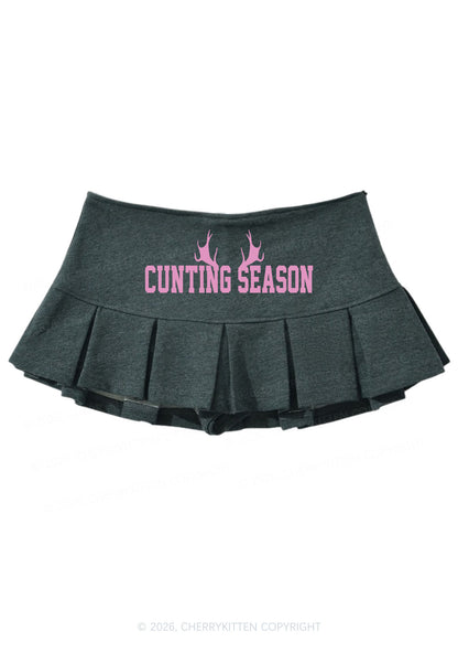 Cunting Season Y2K Mini Pleated Skirts Cherrykitten