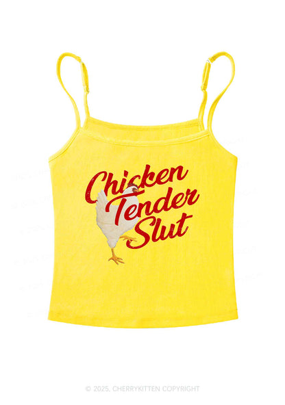 Chicken Tender Slxt Y2K Spaghetti Strap Cami Cherrykitten