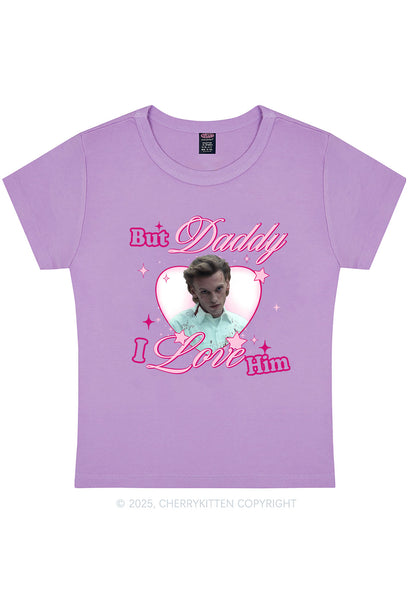 Daddy I Love Number One Y2K Baby Tee Cherrykitten