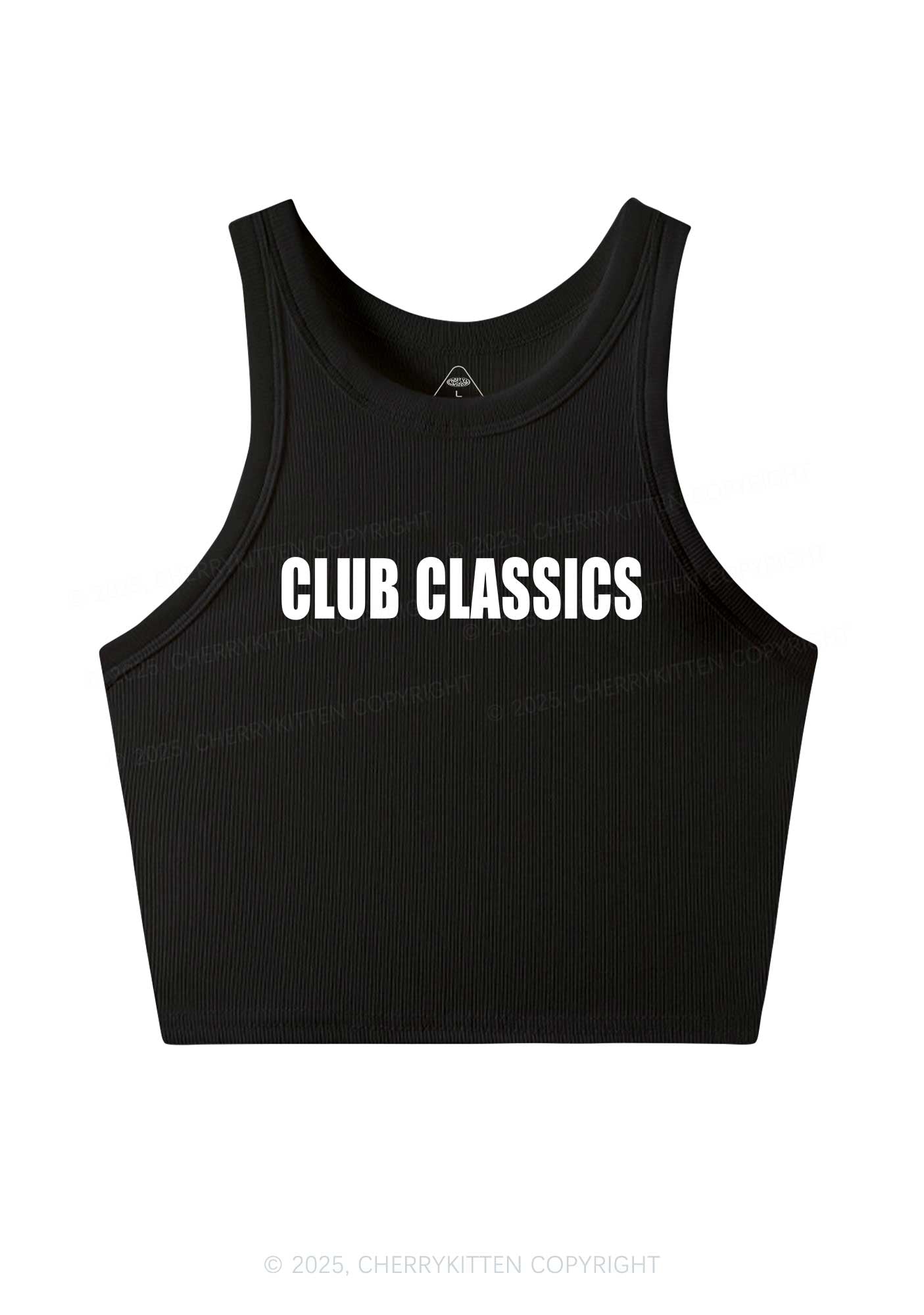 Club Classics Y2K Crop Tank Top Cherrykitten