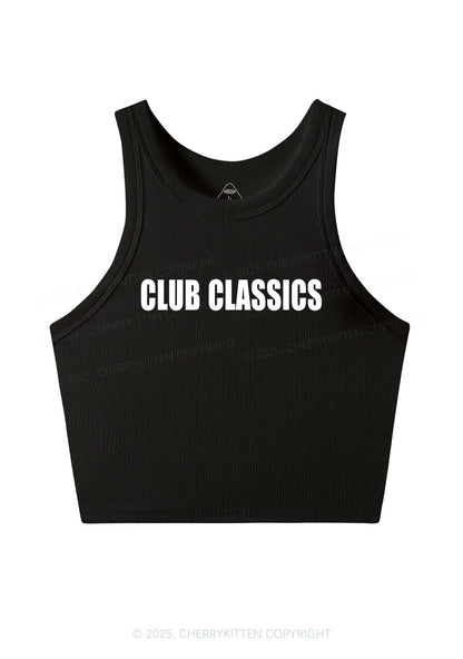 Club Classics Y2K Crop Tank Top Cherrykitten