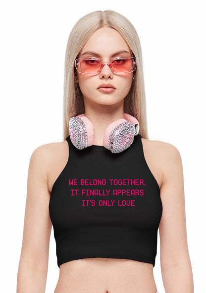 We Belong Together Y2K Crop Tank Top Cherrykitten