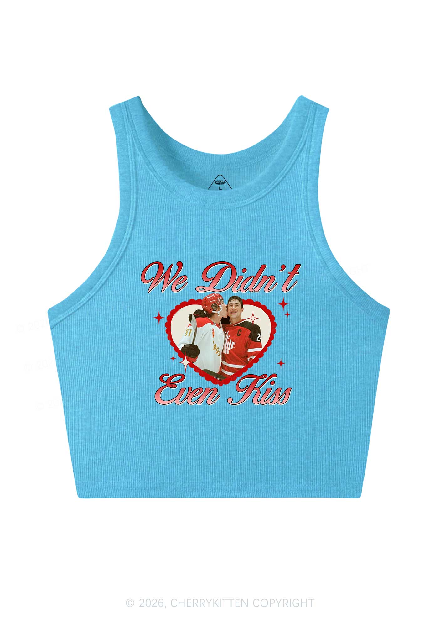 We Didnt Even Kiss HR Y2K Crop Tank Top Cherrykitten