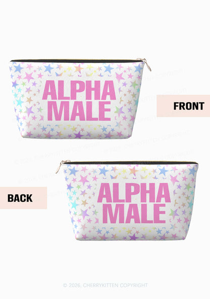 Pastel Star Alpha Male Y2K Makeup Bag Cherrykitten