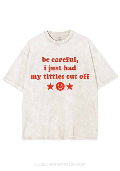 Just Had Txtties Cut Off Pride Y2K Shirts Washed Tee Cherrykitten