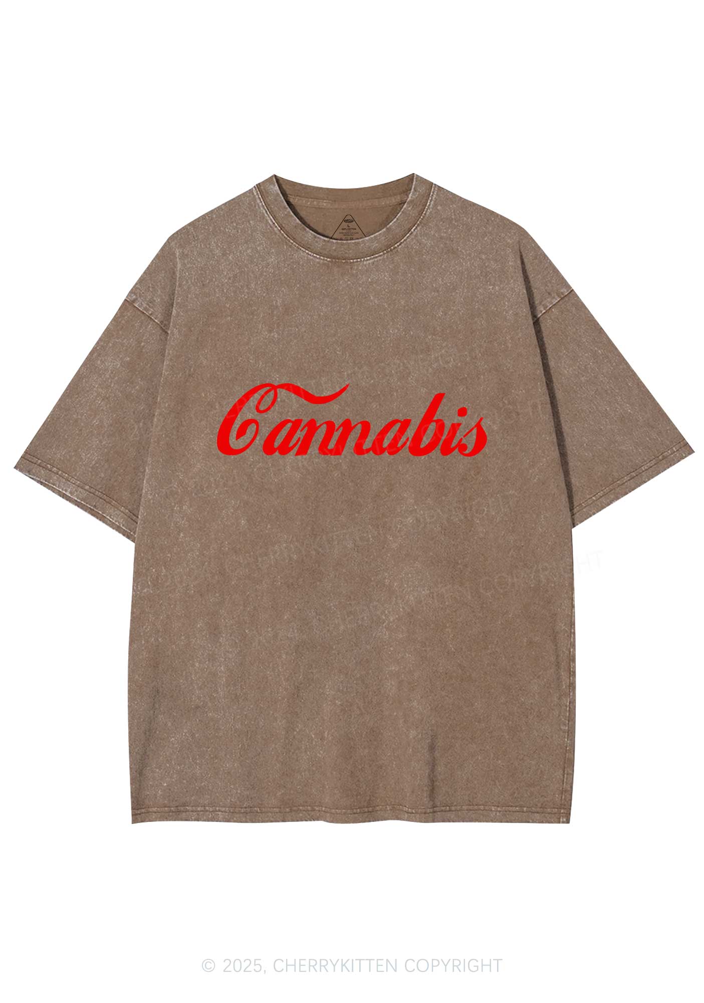 Special Cxnnxbis Y2K Shirts Washed Tee Cherrykitten
