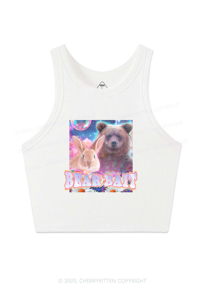 Bear Bait Pride Y2K Crop Tank Top Cherrykitten