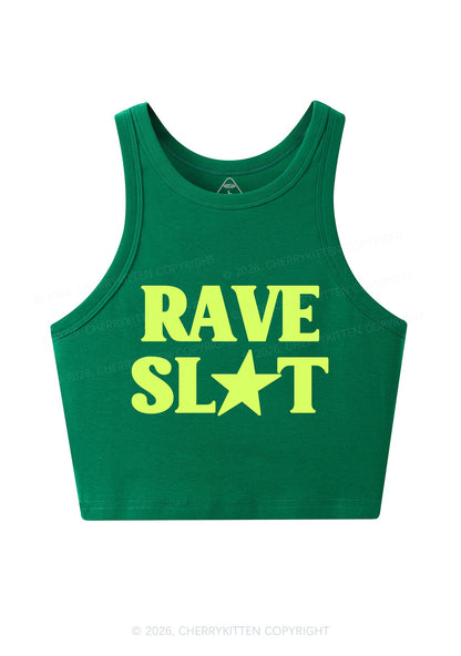 Rave Slxt Y2K Crop Tank Top Cherrykitten