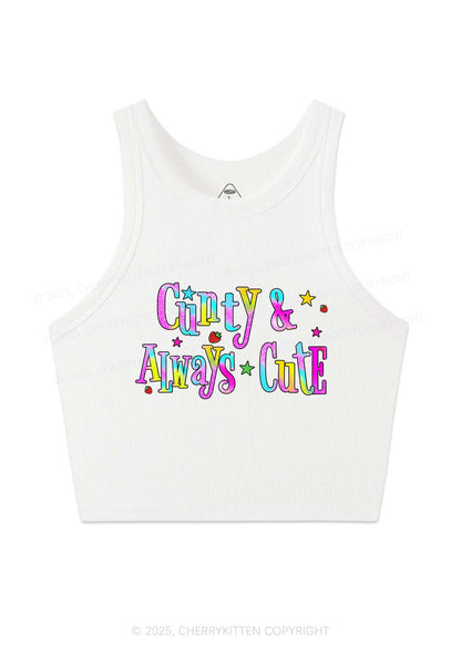 Cxxty Always Cute Y2K Crop Tank Top Cherrykitten