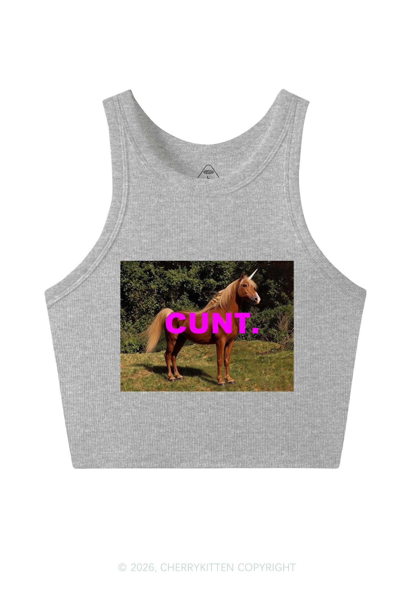 Custom Photo Cxxt Y2K Crop Tank Top Cherrykitten