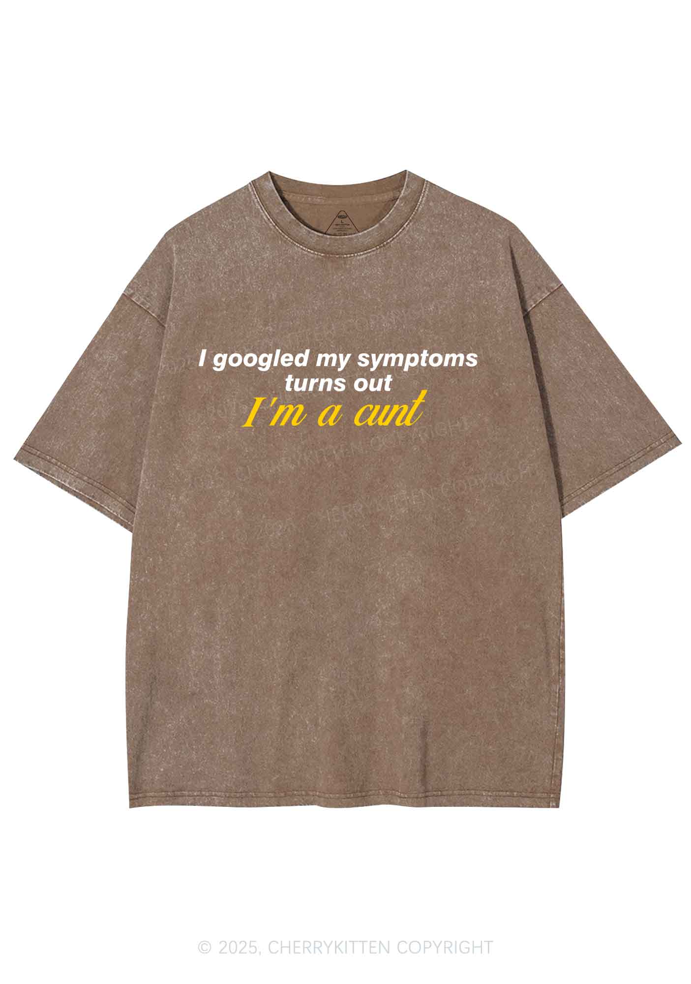 I Am A Cxxt Y2K Shirts Washed Tee Cherrykitten
