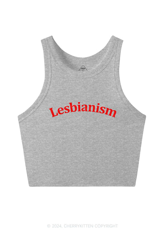 Lesbianism Y2K Crop Tank Top Cherrykitten