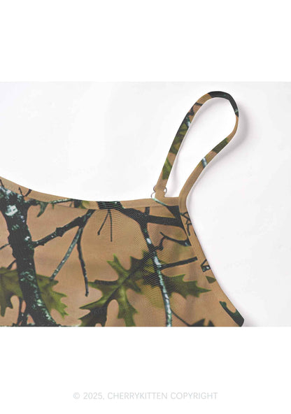 Branches Camouflage Y2K Mesh Cami Tank Cherrykitten