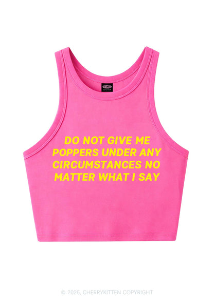 Do Not Give Me Pxppers Y2K Crop Tank Top Cherrykitten