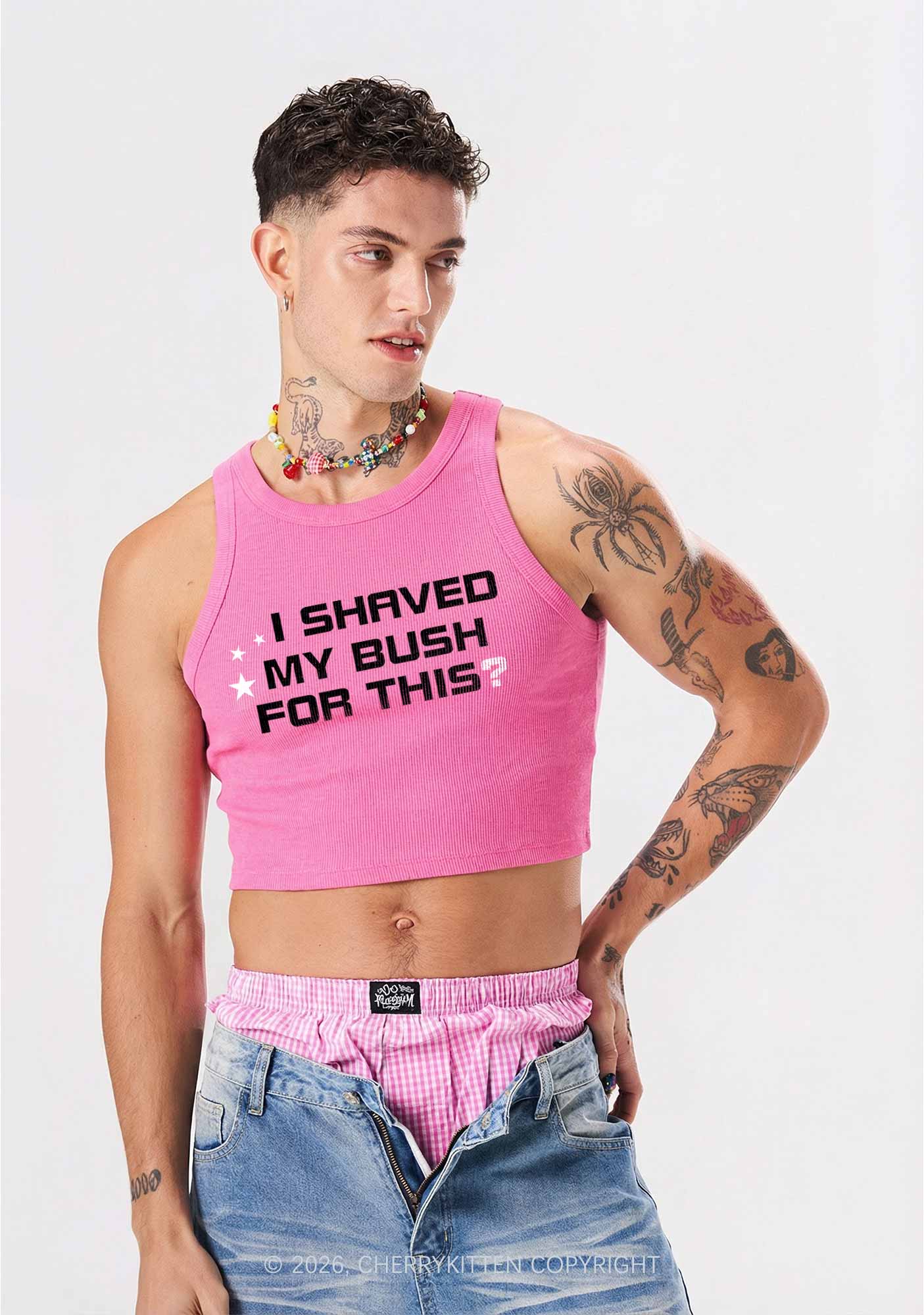 Shaved My Bush For This Y2K Crop Tank Top Cherrykitten