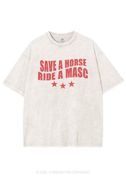 Ride A Masc Pride Y2K Shirts Washed Tee Cherrykitten