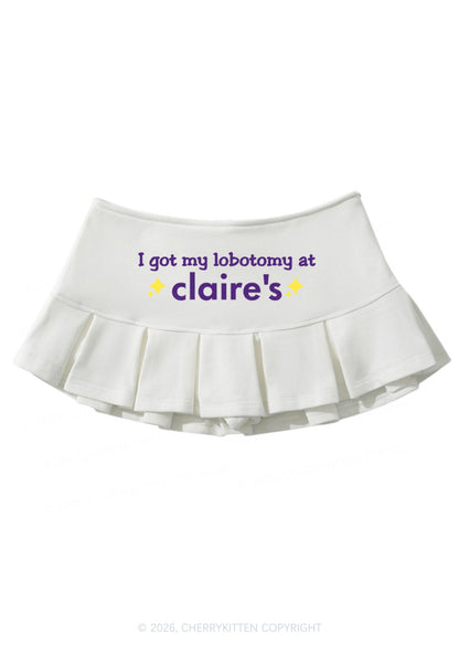 I Got My Lobotomy At Claires Y2K Mini Pleated Skirts Cherrykitten