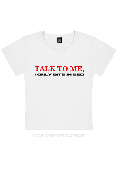 I Only Bite In Bed Y2K Baby Tee Cherrykitten