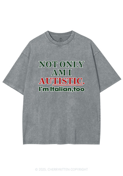 Not Only Autistic Y2K Shirts Washed Tee Cherrykitten