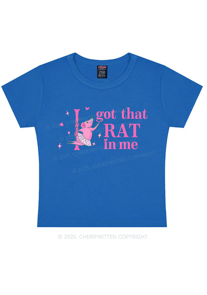 Got Rat In Me Y2K Baby Tee Cherrykitten