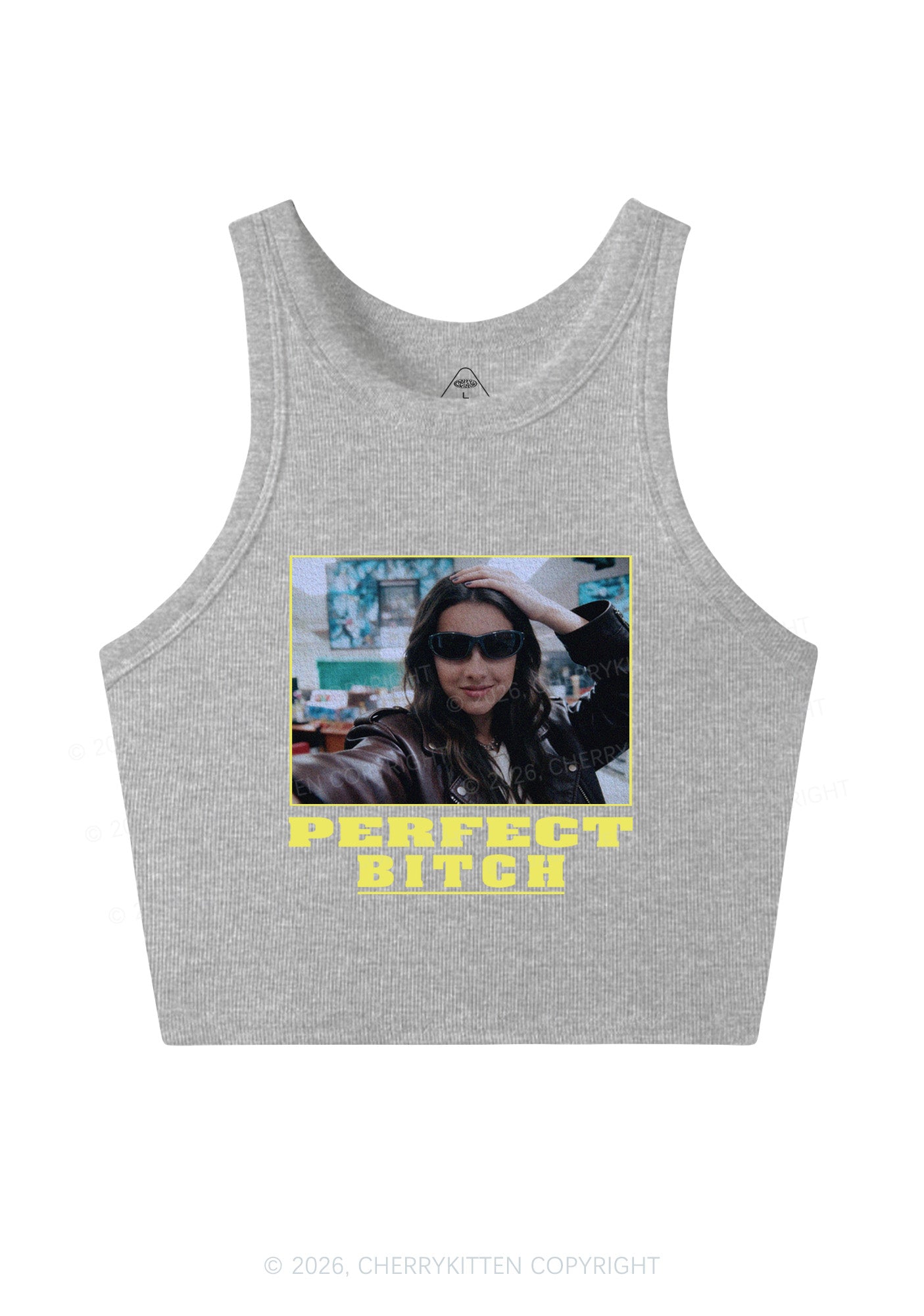 Custom Perfect Bxxch Y2K Crop Tank Top Cherrykitten