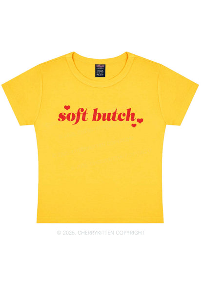 Soft Butch Y2K Baby Tee Cherrykitten
