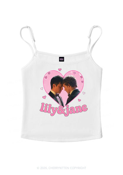 Lily And Jane HR Y2K Spaghetti Strap Cami Cherrykitten