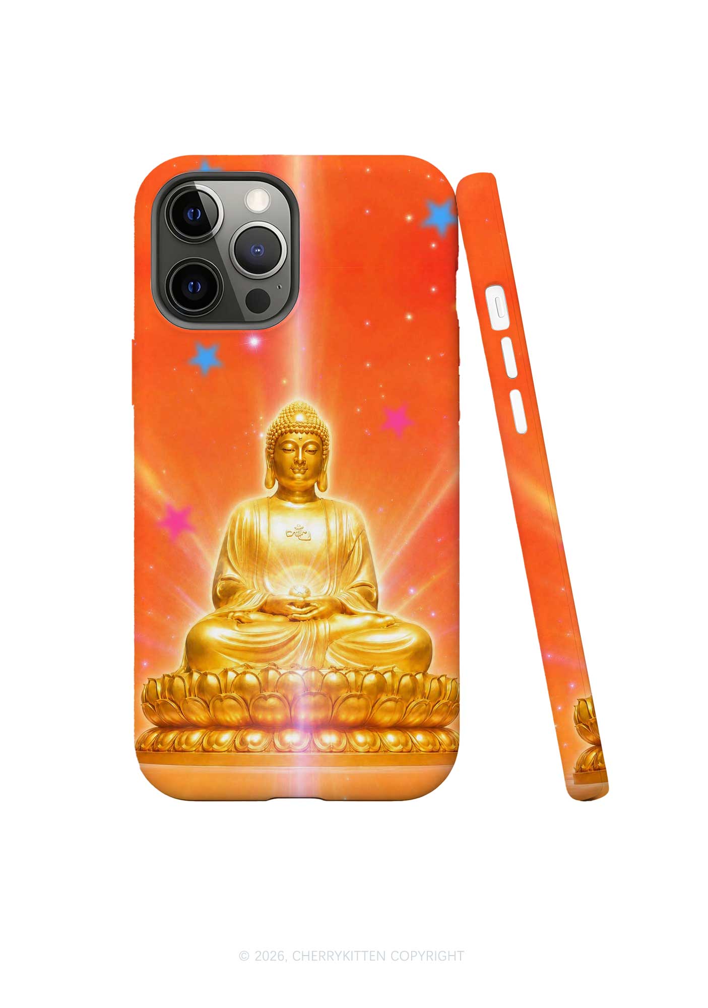 Golden Buddha Y2K Phone Case Cherrykitten