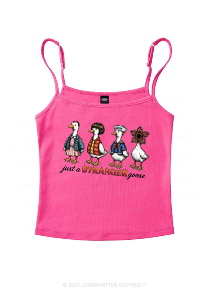 Just A Stranger Goose Y2K Spaghetti Strap Cami Cherrykitten