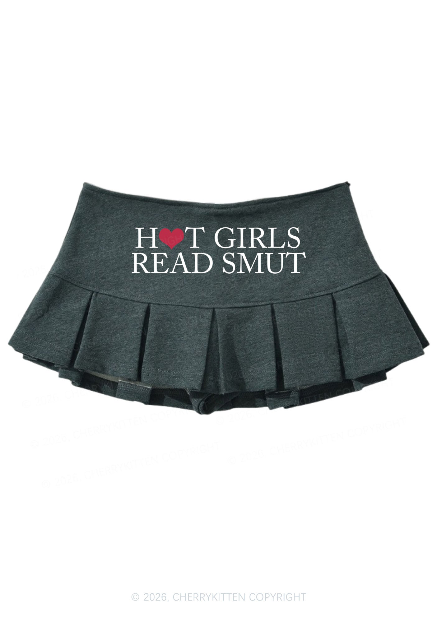 Hot Girls Read Smut Y2K Mini Pleated Skirts Cherrykitten