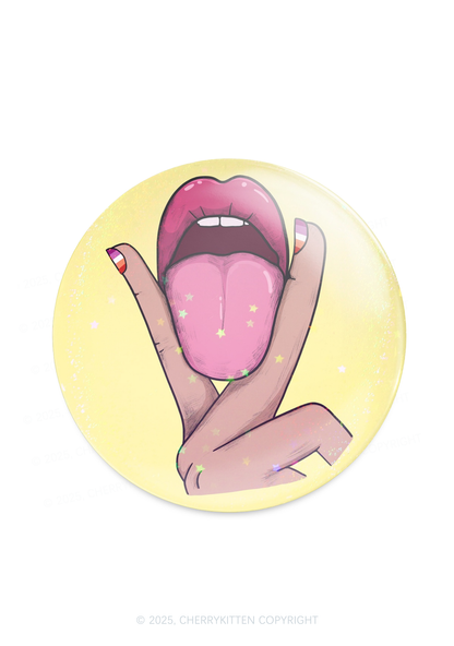 Lesbian Kissing Pride 1Pc Y2K Pin Badge Cherrykitten