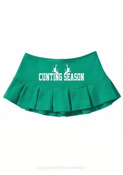 Cunting Season Y2K Mini Pleated Skirts Cherrykitten