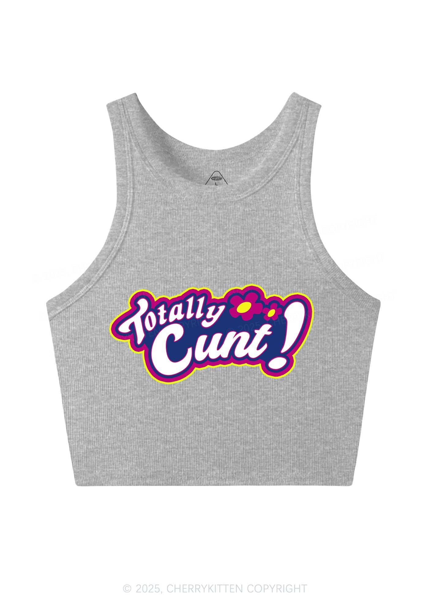 Totally Cxxt Y2K Crop Tank Top Cherrykitten