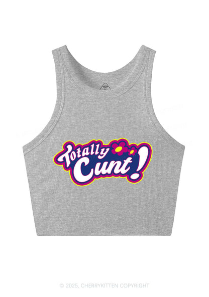 Totally Cxxt Y2K Crop Tank Top Cherrykitten