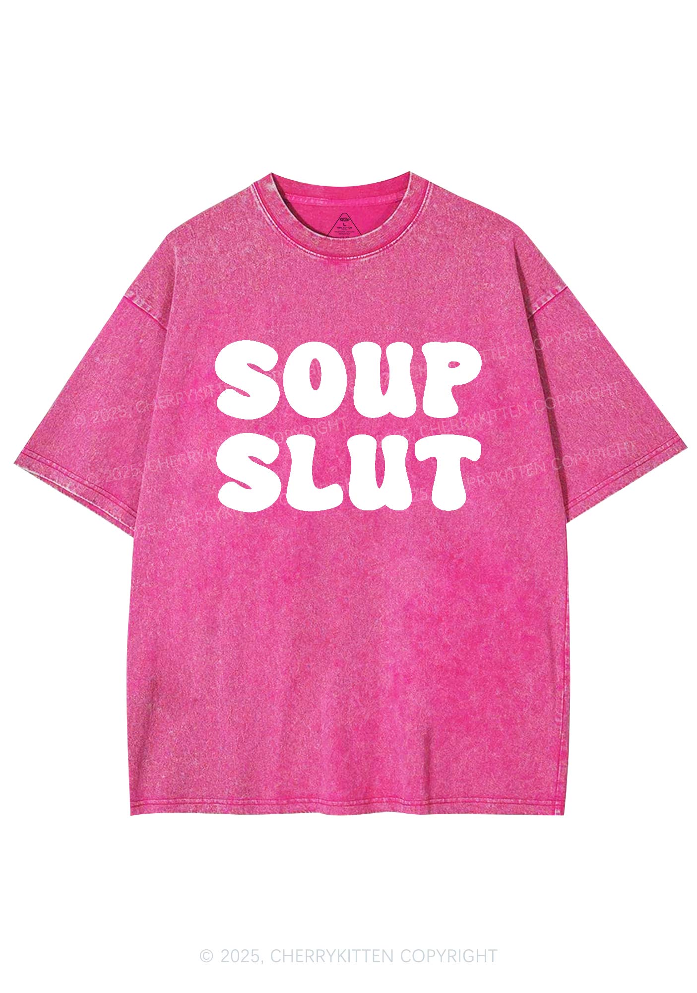 Soup Slxt Y2K Washed Tee Cherrykitten