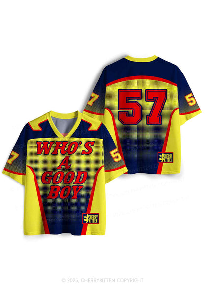 Custom Good Boy Y2K Sport Jersey Shirts Cherrykitten
