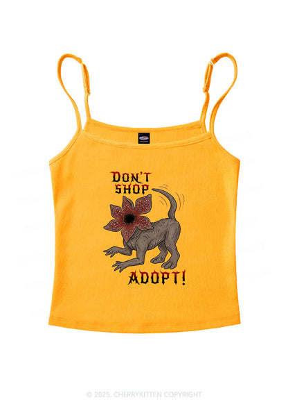 Dont Shop Adopt Y2K Spaghetti Strap Cami Cherrykitten