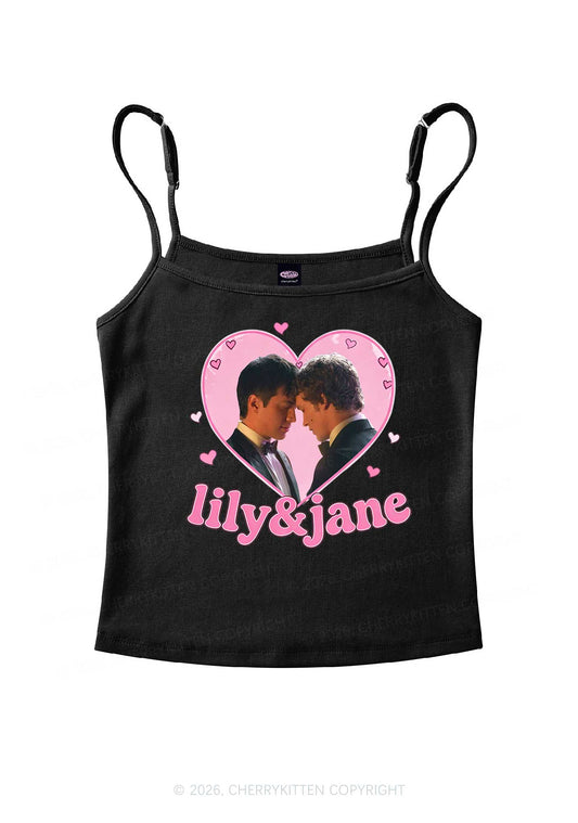Lily And Jane HR Y2K Spaghetti Strap Cami Cherrykitten