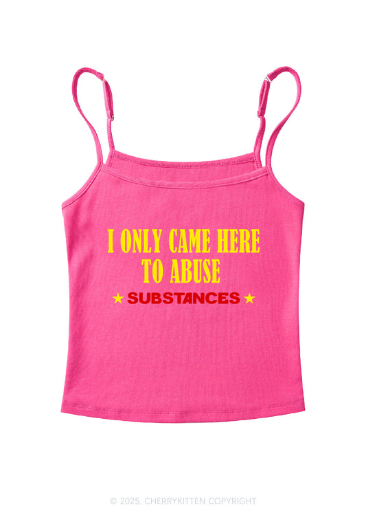 Abuse Substances Y2K Spaghetti Strap Cami Cherrykitten