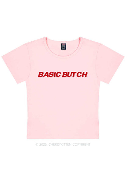 Basic Butch Y2K Baby Tee Cherrykitten